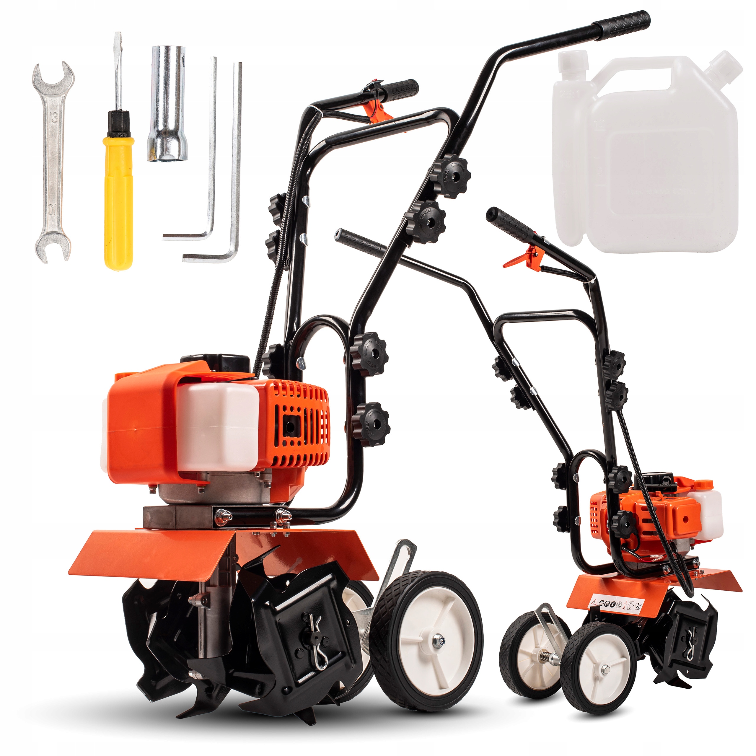 Benzínový kultivátor 7 HP 30 cm 16 nožov 120 mm hĺbka